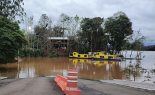 Imagem do Rio Uruguai por volta das 7h30 desta segunda-feira (30).